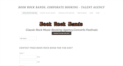 Desktop Screenshot of bookrockband.com