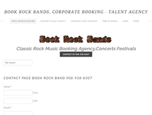 Tablet Screenshot of bookrockband.com